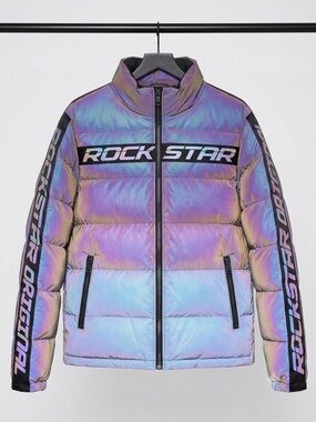 Men’s Rockstar Original Iridescent Puffer Jacket - Multicolor